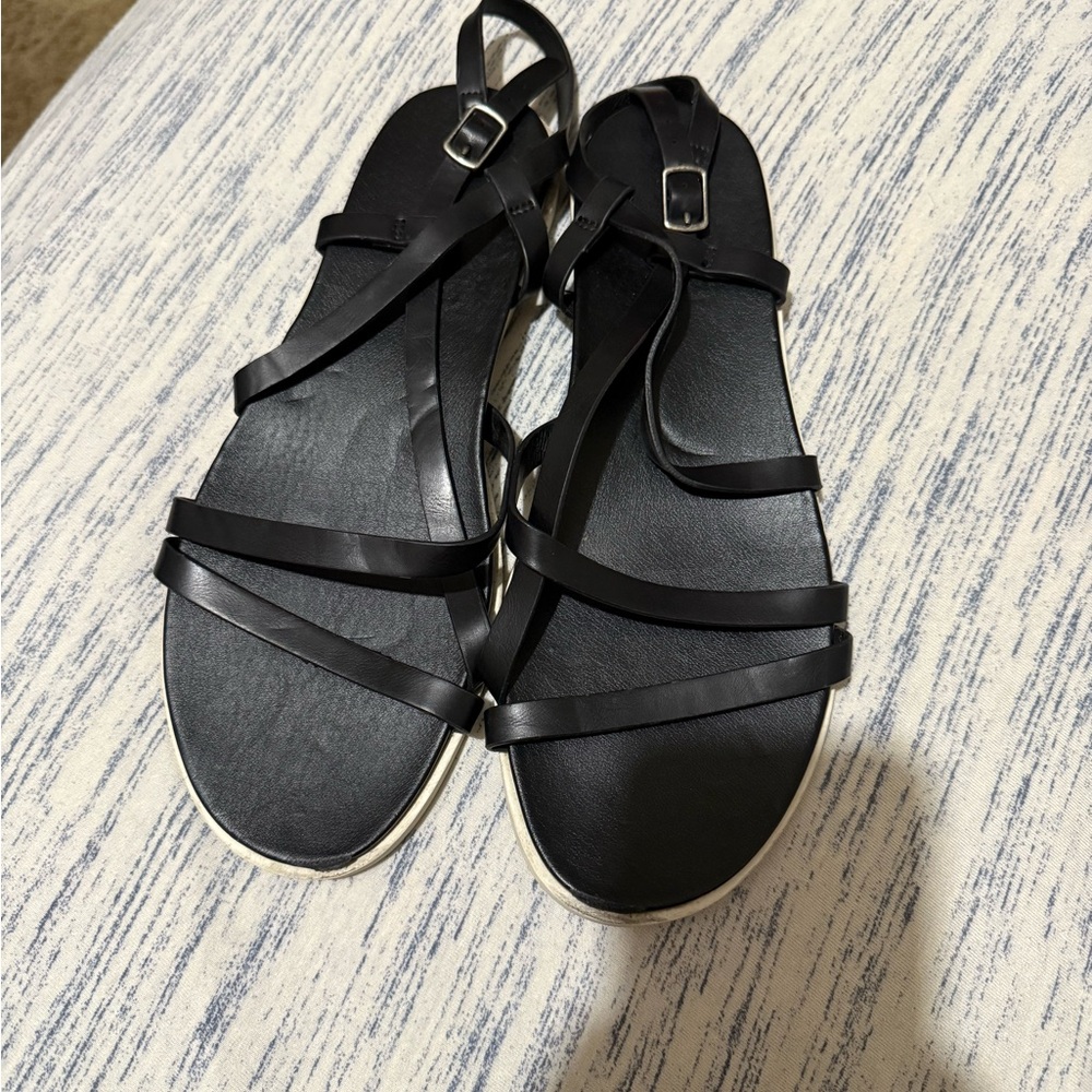 Black Strappy Sandals